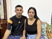 hot live cam couple sex LinaAndMateo